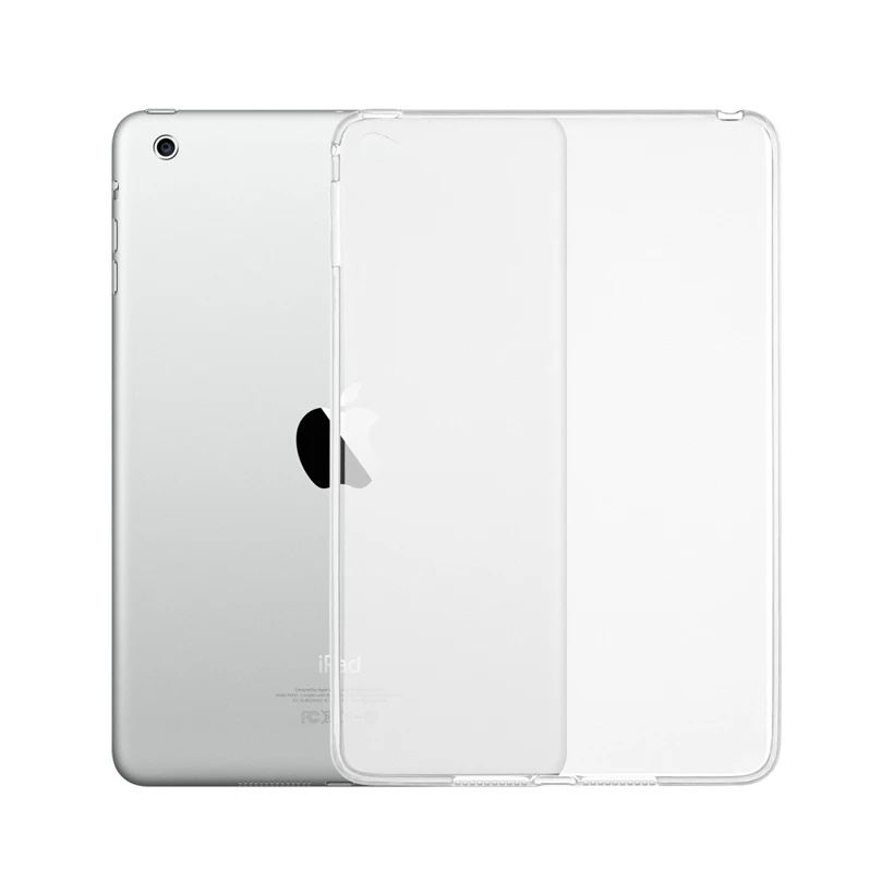 Прозрачный Мягкий Силиконовый ТПУ чехол для Apple iPad Mini 4 Чехол 6 9 7 Pro 10 5 12 2016 2017 сумка