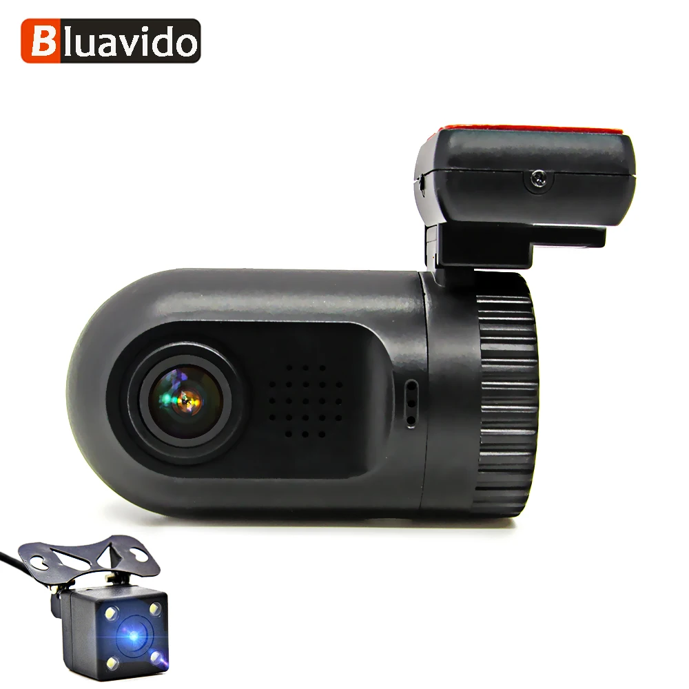 Bluavido Mini Car DVR 1296P Dashcam ADAS WDR Night Vision