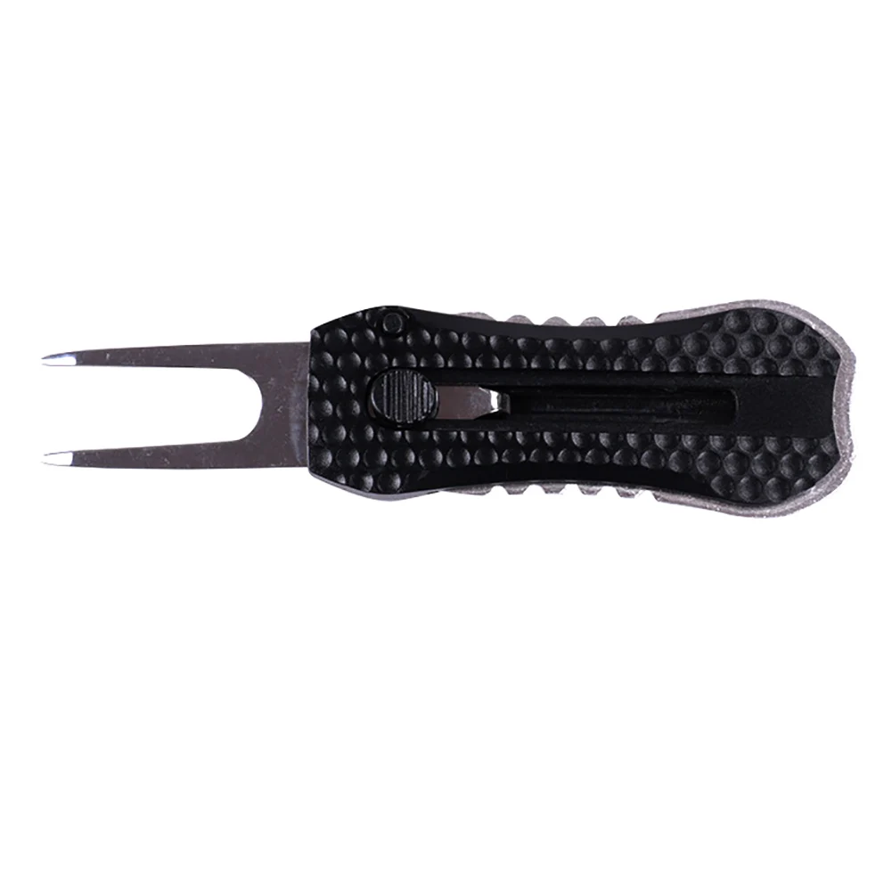 

Golf Fork Small Magnetic Spring Putting Green Cleaner Pitch Ball Mark Accessories Retractable Tight Parts Divot Repair Tool