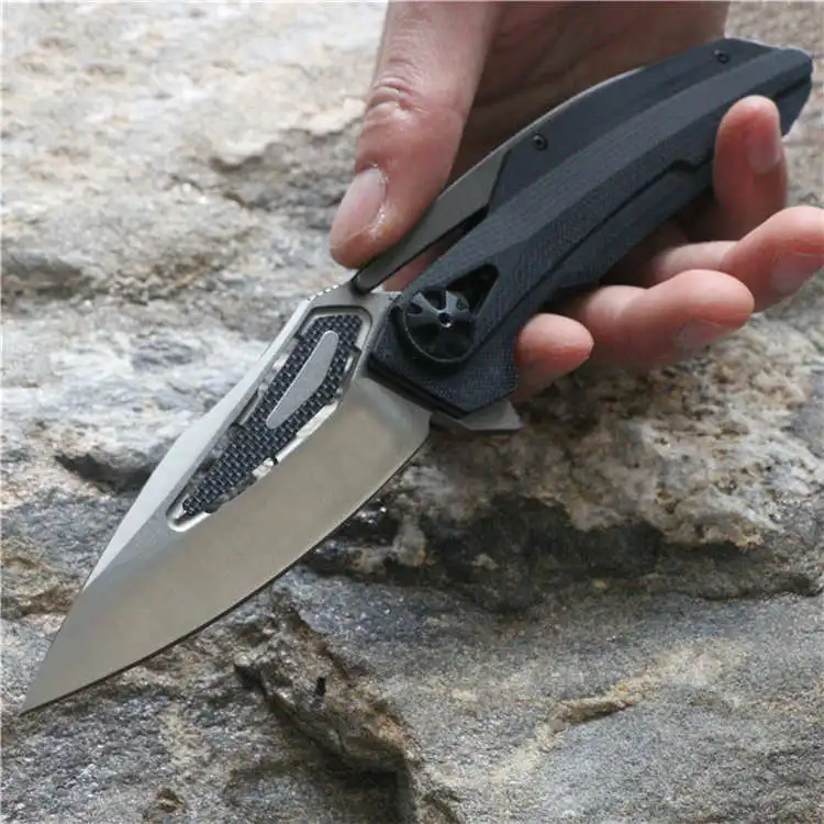 Волшебный складной нож ZT0999, KVT подшипник M390, лезвие CF+ титановая ручка, походные охотничьи ножи для выживания, инструмент для повседневного использования