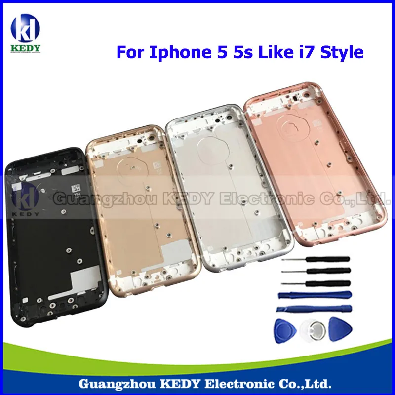 Original Metal Back Housing Rear Battery Door Cover for iPhone 5 5g 5s 4 0 Like