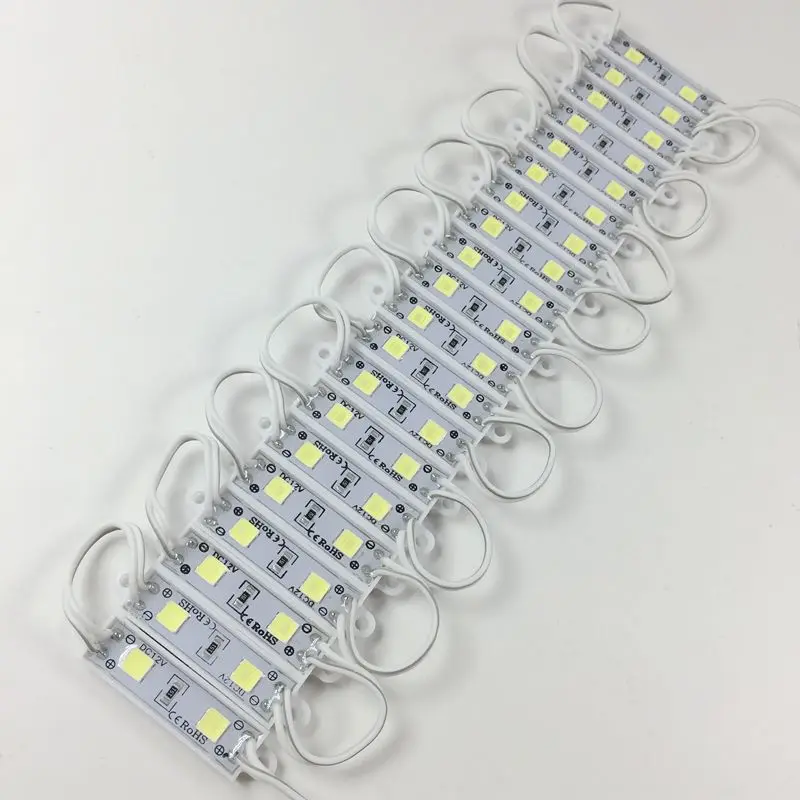 100 шт./лот Мини светодиодный модуль DC12V 5054 2 светодиодных модуля Водонепроницаемая