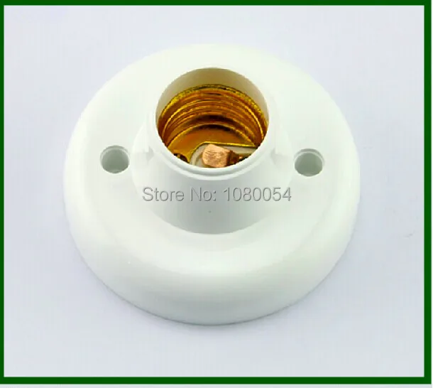 lampholders screw bulb base E27 Lamp Bases Circular e27 Socket Colour