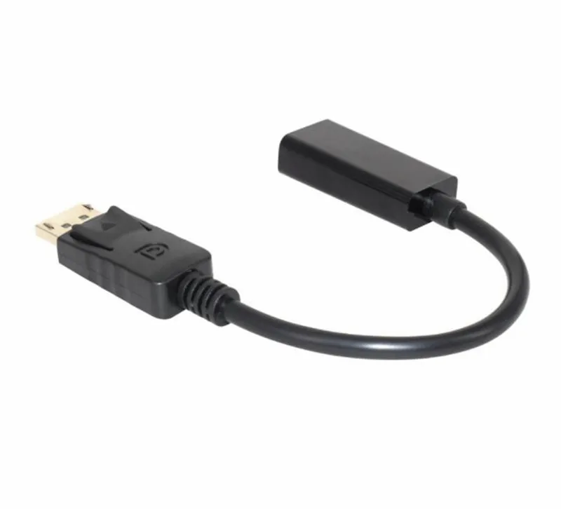 100pcs Thunderbolt Display Port DisplayPort Male DP to HDMI Female Converter Cable Adapter For Apple Macbook Mac Pro Air 4K