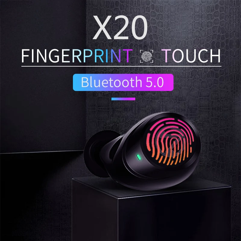 

Bluetooth 5.0 earphones 3D TWS real wireless stereo headset IPX5 waterproof headphones with dual microphones and charging boxes