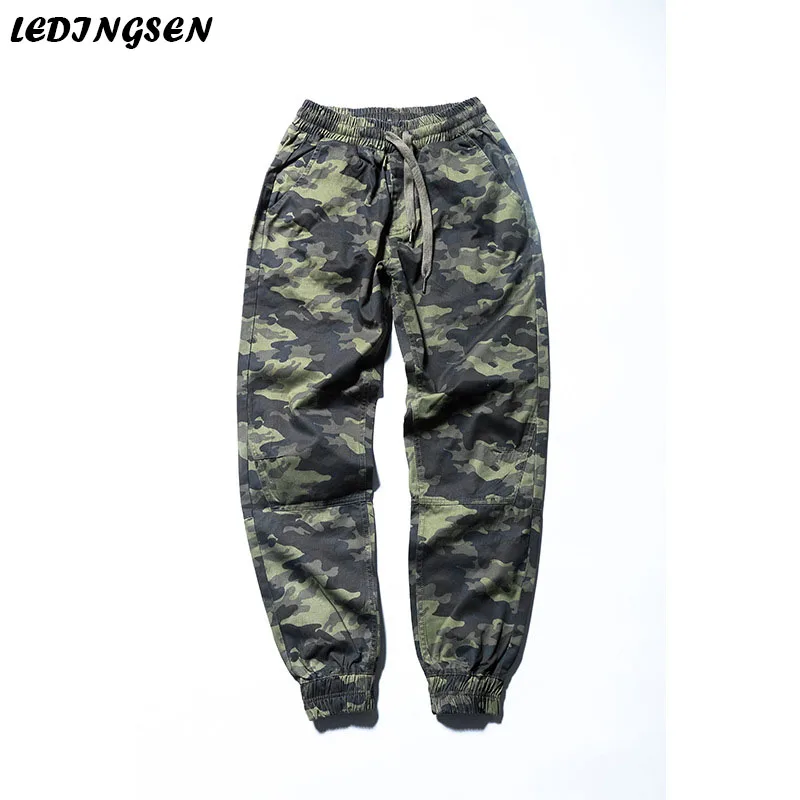 LEDINGSEN Mens Military Army Combat Cotton Camo Cargo Pants tactical