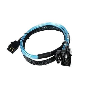 

Internal HD Mini SAS (SFF-8643 Host) To 4 SATA (Target) Cable