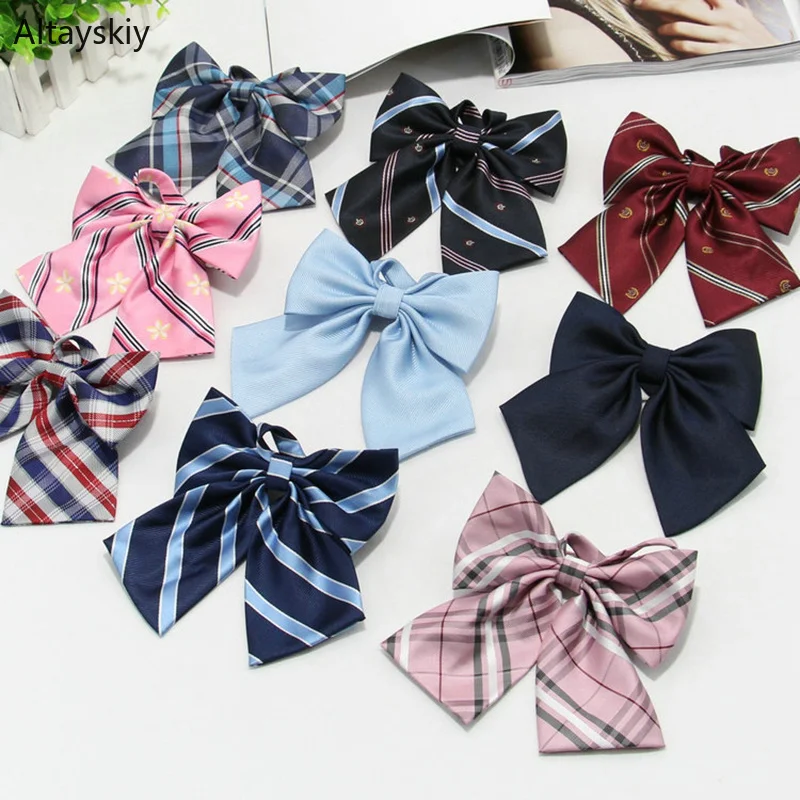 

Ties Women Striped Printing Plaid Sweet Daily Simple All-match Trendy Kawaii Cute Girl Students Lovely High-quality Colorful