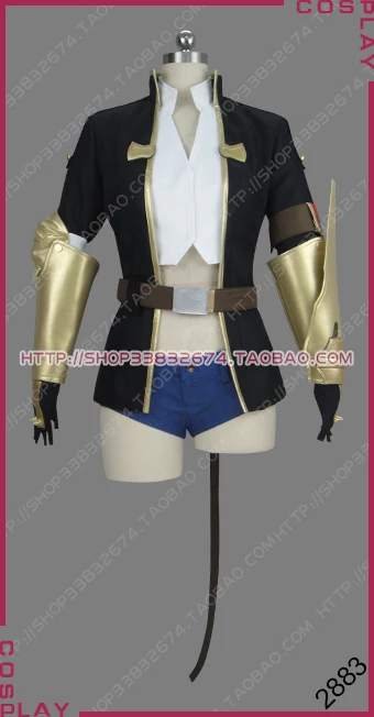 

BlazBlue: Chronophantasma Centralfiction Mercenary Bullet Game Outfit Cosplay Costume S002
