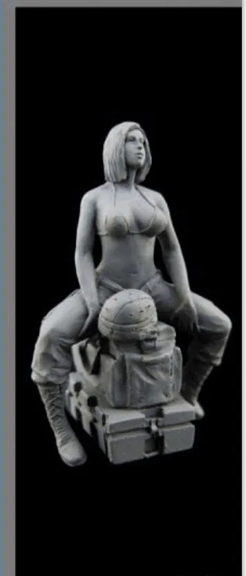 1:35 модельная фигурка из смолы разобранный Неокрашенный набор // X188|resin figure models|model