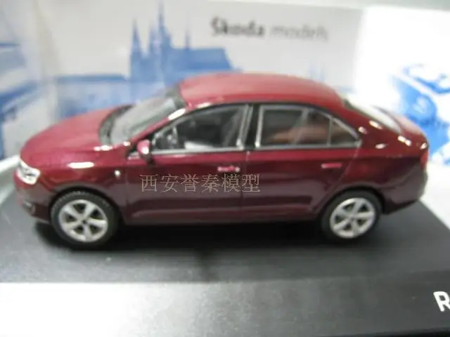 ABREX 1/43 масштабная модель автомобиля игрушки SKODA RAPLD литья под давлением металлическая модель автомобиля игрушка для коллекции, подарок, дети