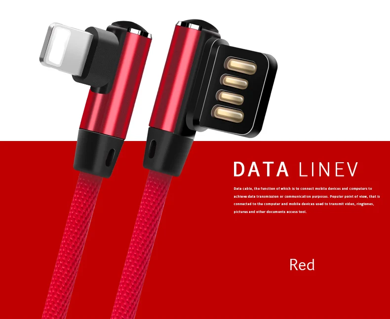 Suntaiho USB зарядное устройство для iphone Xs Max USB кабель для iphone 7 зарядный провод Быстрая зарядка для iphone 5s для iphone кабель зарядного устройства 8 - Цвет: Red