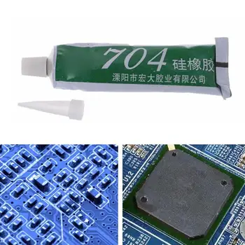 

704 Fixed High Temperature Resistant Silicone Rubber Sealing Glue Waterproof Silicone Rubber Glue White