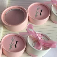 wholesale 100pcs mink lahses round false eyelashes box Custom your own logo Tailor-made for small wholesale customers UPS/DHL 1