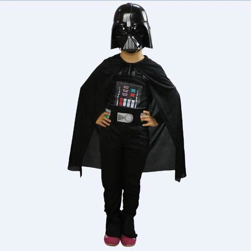 Новый костюм для Хэллоуина Lego Дарт Вейдер воина косплей детский день карнавал