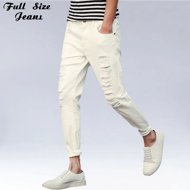 white distressed capris plus size