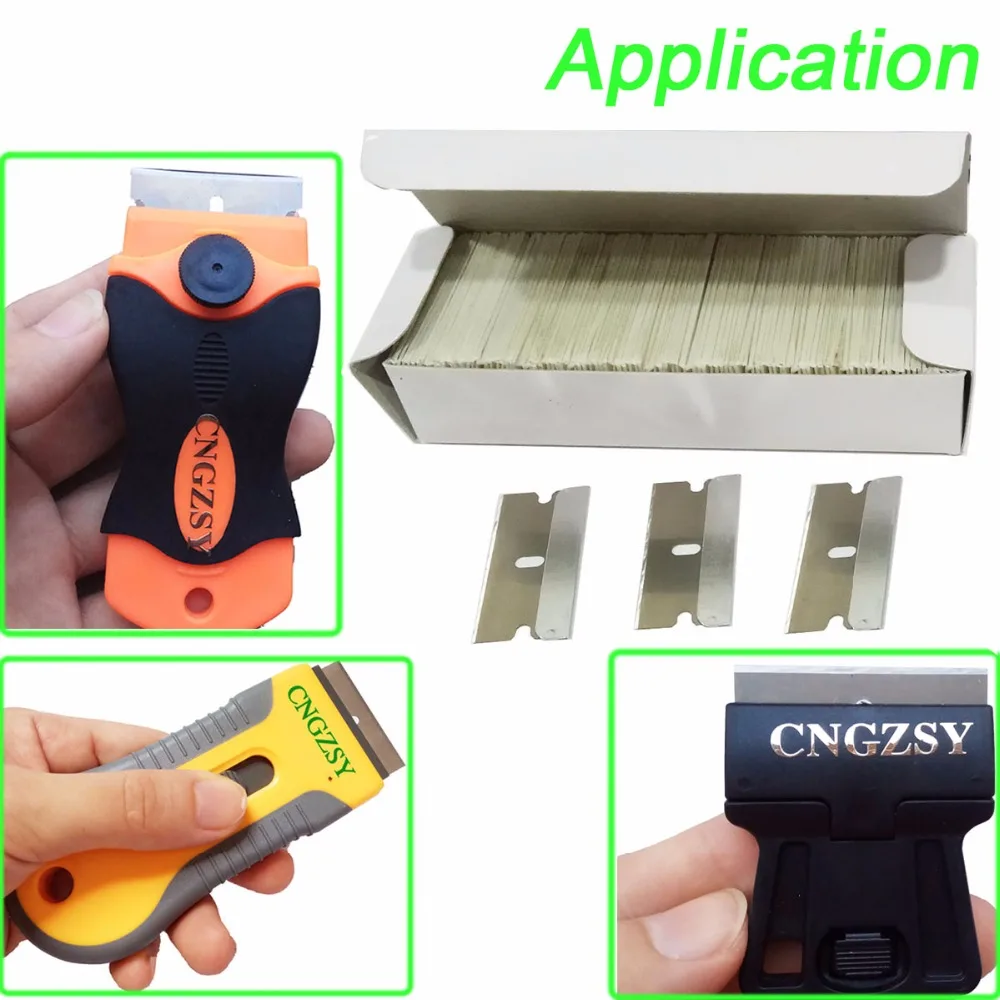 CNGZSY инструмент для обертывания автомобиля окно Чистящая бритва скребок замена лезвия мобильный очиститель экрана стеклянная печь керамический очиститель 2E12+ E13