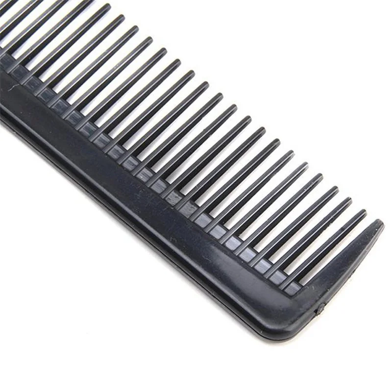 Мужской женский салон, черная пластиковая расческа для стрижки волос, парикмахерский инструмент, Парикмахерская щетка для волос FM88