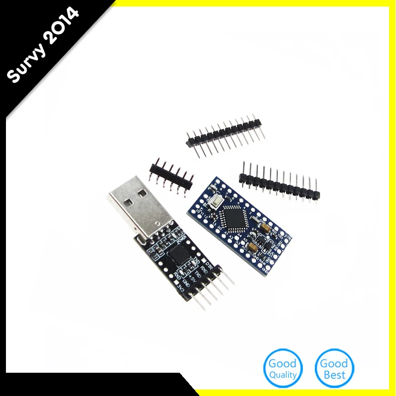 Pro Mini atmega328 5V 16M Arduino Compatible+CP2102 USB 2.0 to UART TTL module