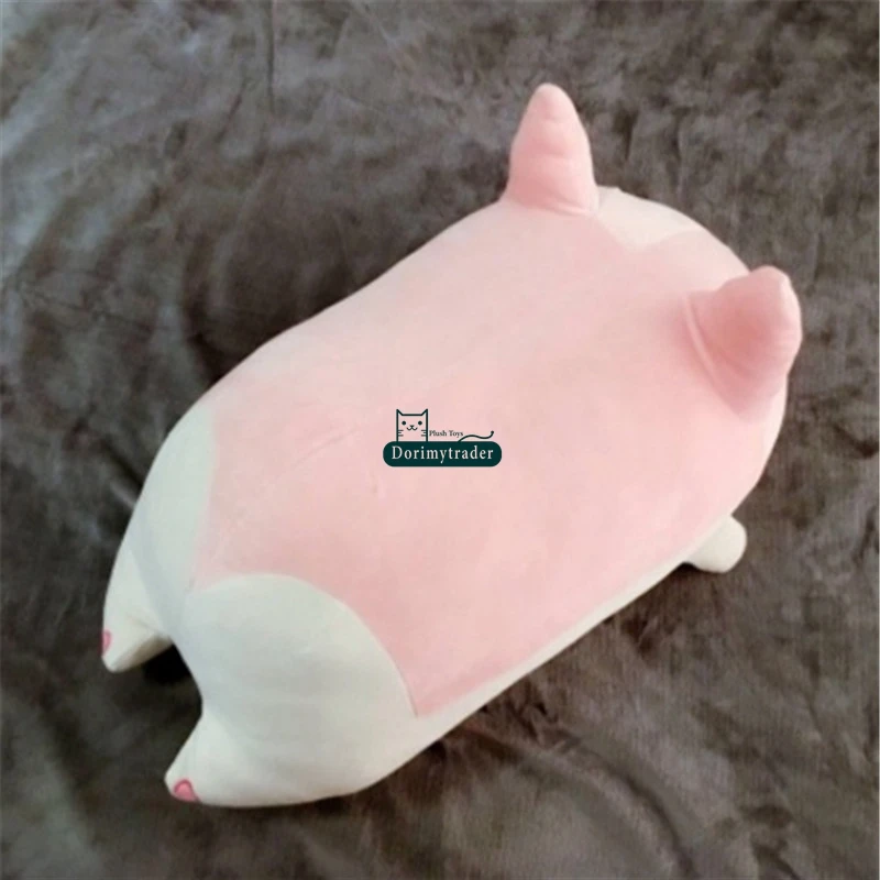 Dorimytrader Pop 60cm Big Anime Corgi Butt Plush Toys Cartoon Stuffed Soft Animals Dog Corgi with Fat Arse 24inches DY61646 (16)