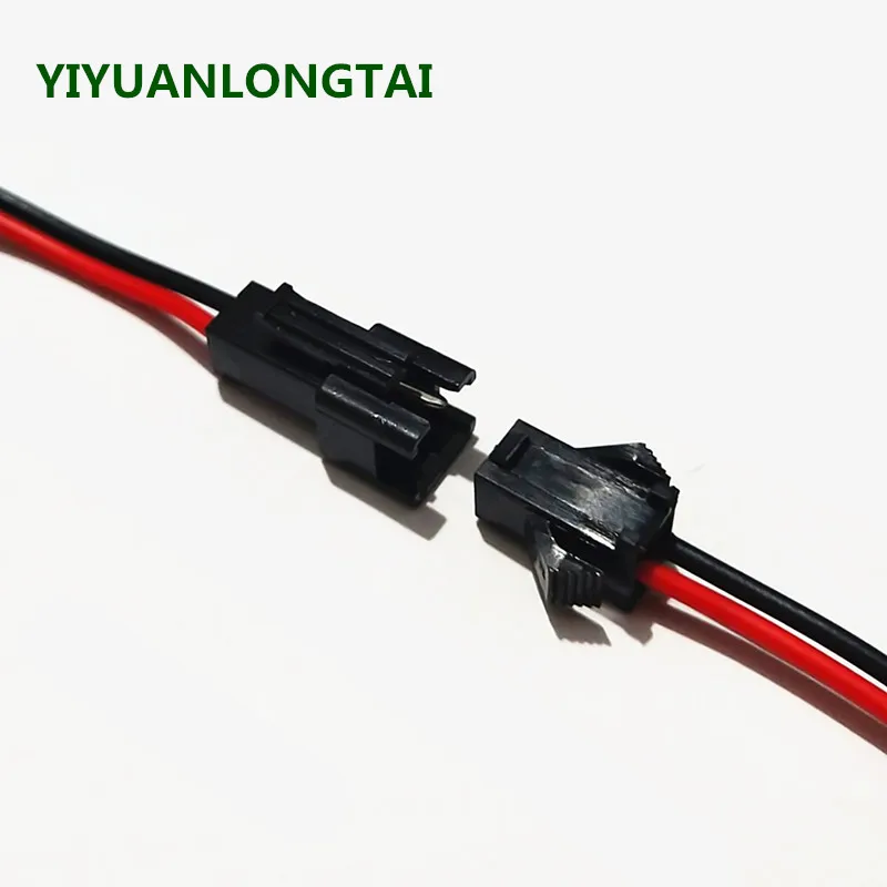 

2PCS SM2P pair plug electronic wire connection line spacing 2.54 MM male and female terminal line length 40CM 22 AWG line