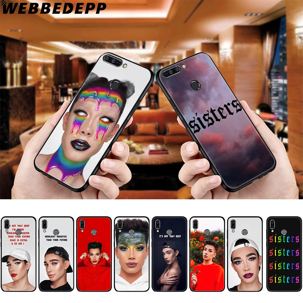 Мягкий чехол WEBBEDEPP James Charles для Huawei P8 P9 P10 P20 P30 Lite Pro P Smart Z Plus 2019 Y6 Prime 2018 2017 Mini |