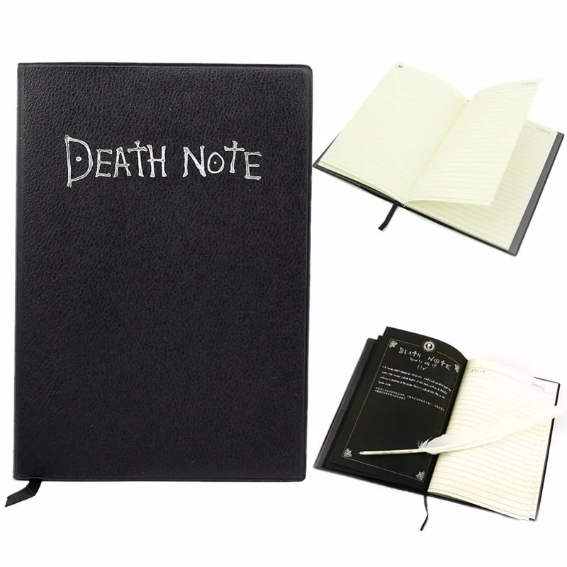 

Death Note 30 Set DHL:Top Quality Death Note With Feather Pen Thema Ryuk Cosplay Note Neue Schulmaterial 2018 Hot Sell