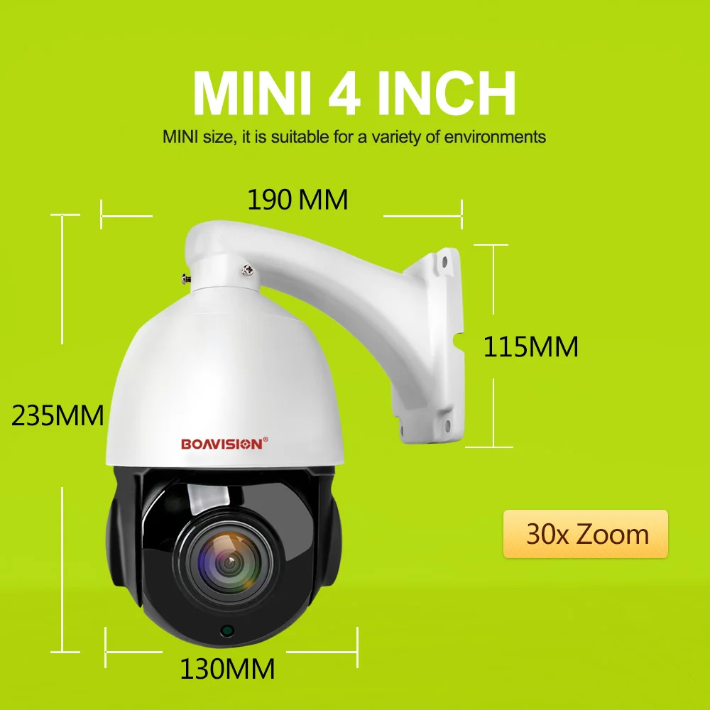 1080 P 4MP 5MP PTZ IP Камера Открытый Onvif 30X зум Водонепроницаемый мини Скорость купол Камера 2MP H.264 ИК 50 м P2P видеонаблюдения Камера