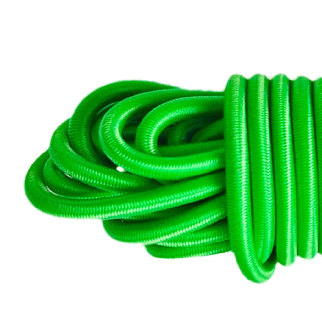 Multicolor 4mm Bungee Cord Marine Grade Heavy Duty Shock Rope Tie Down Stretch 10 M Marine Boat Kayak Rope for Water Sports