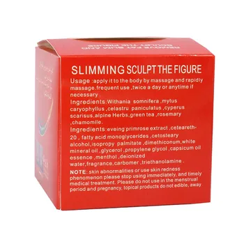 

Slimming Cream Fast Burning Fat Lost Weight Body Care Firming Effective Lifting Firm JS88