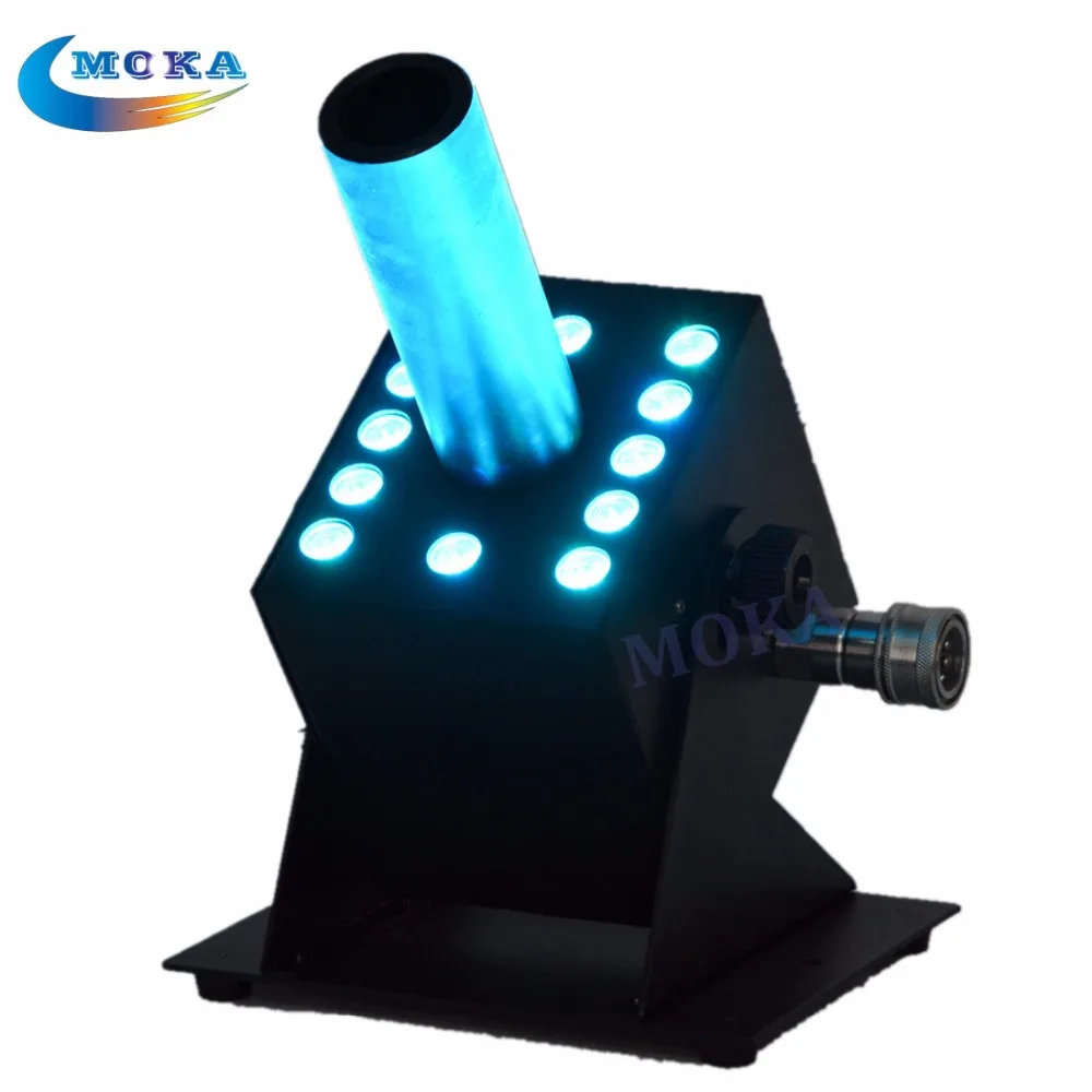 

LED CO2 Jet Machine 12*3W RGB Color Multi angle Stage DMX CO2 Jet dj Equipment CO2 Special Effect Cannon Jets for Sale