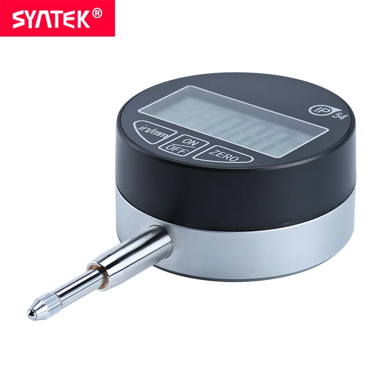 Syntek диапазон индикатора 0-12,7 мм 0,5 дюймов IP54 маслостойкий электронный цифровой индикаторы набора номера 0,001 мм цифровой Циферблат Манометр метрический дюйм