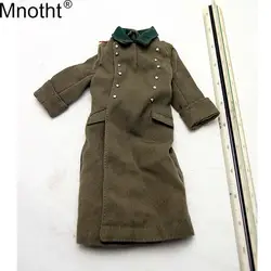 Mnotht 1/6 мужской военное пальто модель костюмы двубортный воротник значок пальто с длинными рукавами игрушечные лошадки для 12 "фигурку