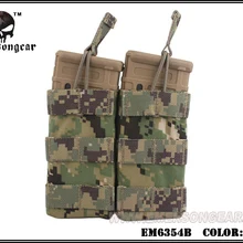 Emerson модульная Open уход за кожей лица под горло двух-линкд винтовка, подсумок тактический Molle для НАТО 5,56 EM6354B AOR2