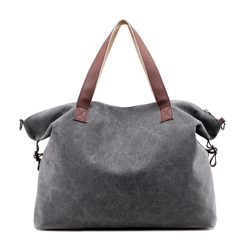 

ladies minimalist vintage canvas handbags women shoulder bag female large tote bag casual cross body bags for travel new 2018