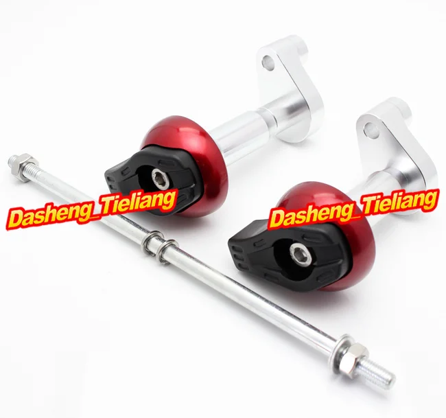 

For KTM 990SM-R 990SMR 2009-2012 & 950LC8 2001-2008 Frame Sliders Crash Pads Protector, Motorcycle Spare Parts, Red Color