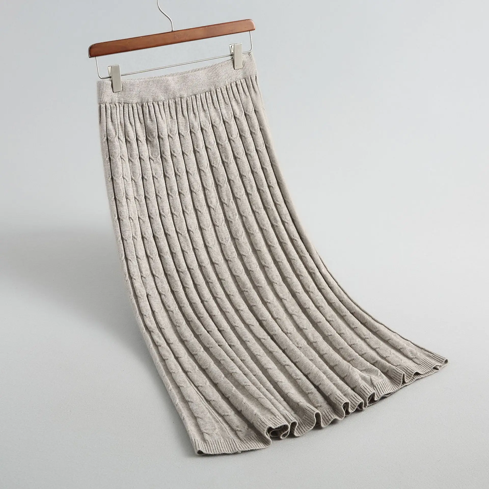 

Sherhure 2019 Women Autumn Skirts High Waist Knitting Women Long Skirt Saias Women Pencil Skirt Jupe Femme Faldas