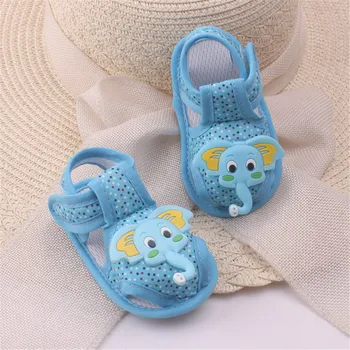 

Amazing 3-12 Month Baby Boy Girls Crib Shoes Infant summer Baby Shoes Cartoon breathable Baby Shoes Soft Sole 4-100