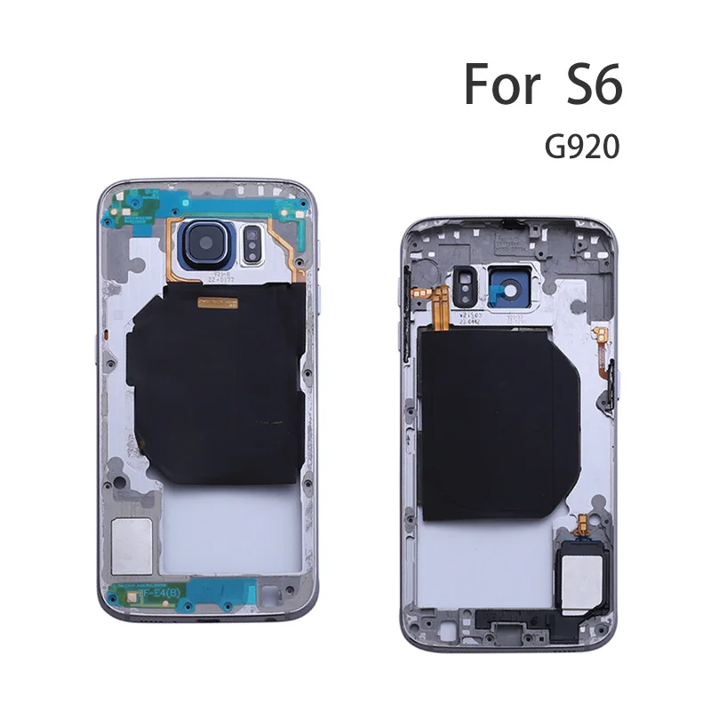 Для Samsung S6 Edge G925 плюс G928 Ближний рамка Midplate рамка Шасси Корпус с Запчасти для Samsung Galaxy S6 G920