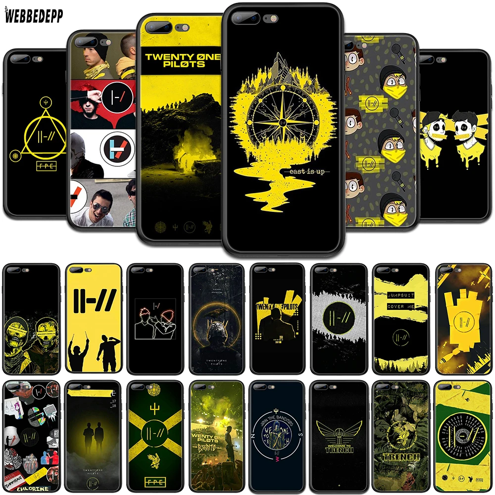 WEBBEDEPP Twenty One Pilots 21 ТПУ для OPPO A1 A3S A5s A7 A37 A57 A73 A83 F5 F11 R15 R17 Pro мягкий чехол|Бамперы| |