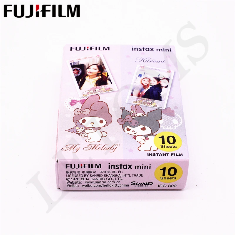 Оригинальная фотобумага Fujifilm 10 листов Instax Mini My Melody для камеры 8 7s 25 50s 90 9 SP 1