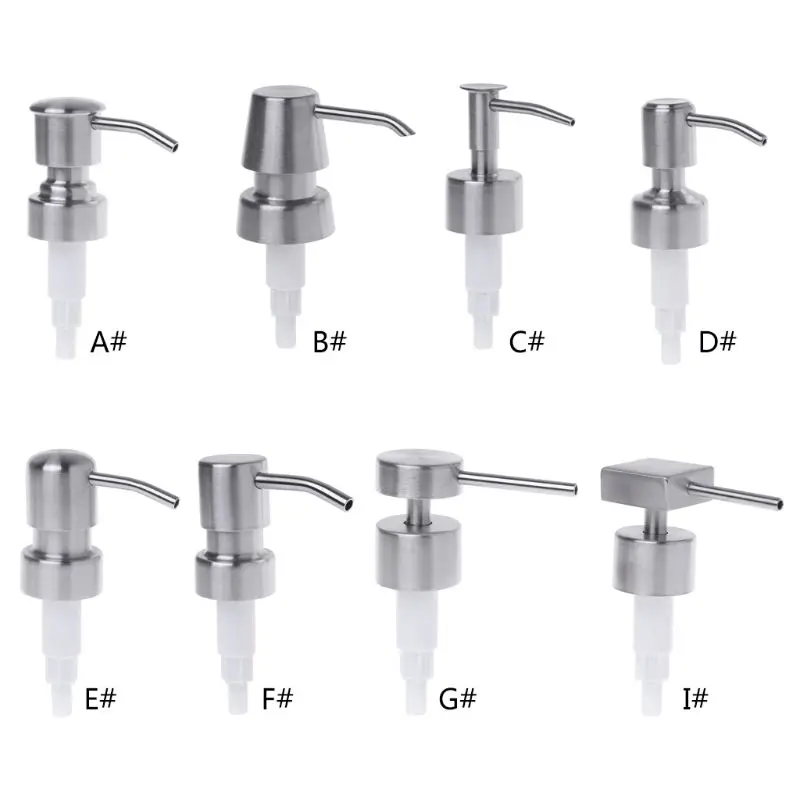 Silver Liquid Soap Dispenser Press Head Lotion Pump Bottle Nozzle Replacement Jar Tube 8 Types | Обустройство дома