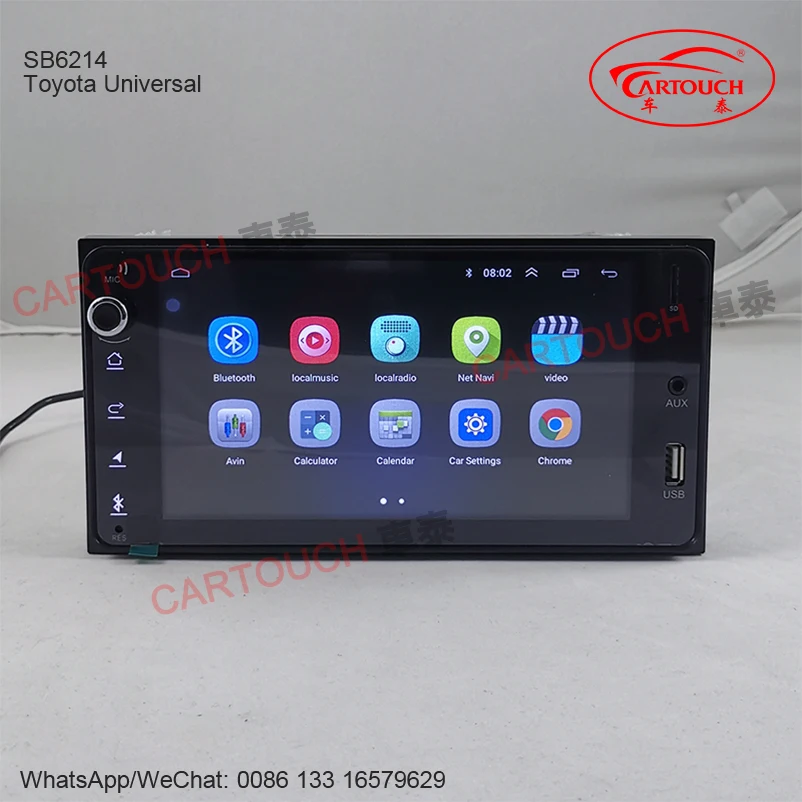 Excellent Cartouch Android 8.1 car dvd for toyota corolla 2 Din Universal car radio with navigation Bluetooth Wifi car stereo gps player 2