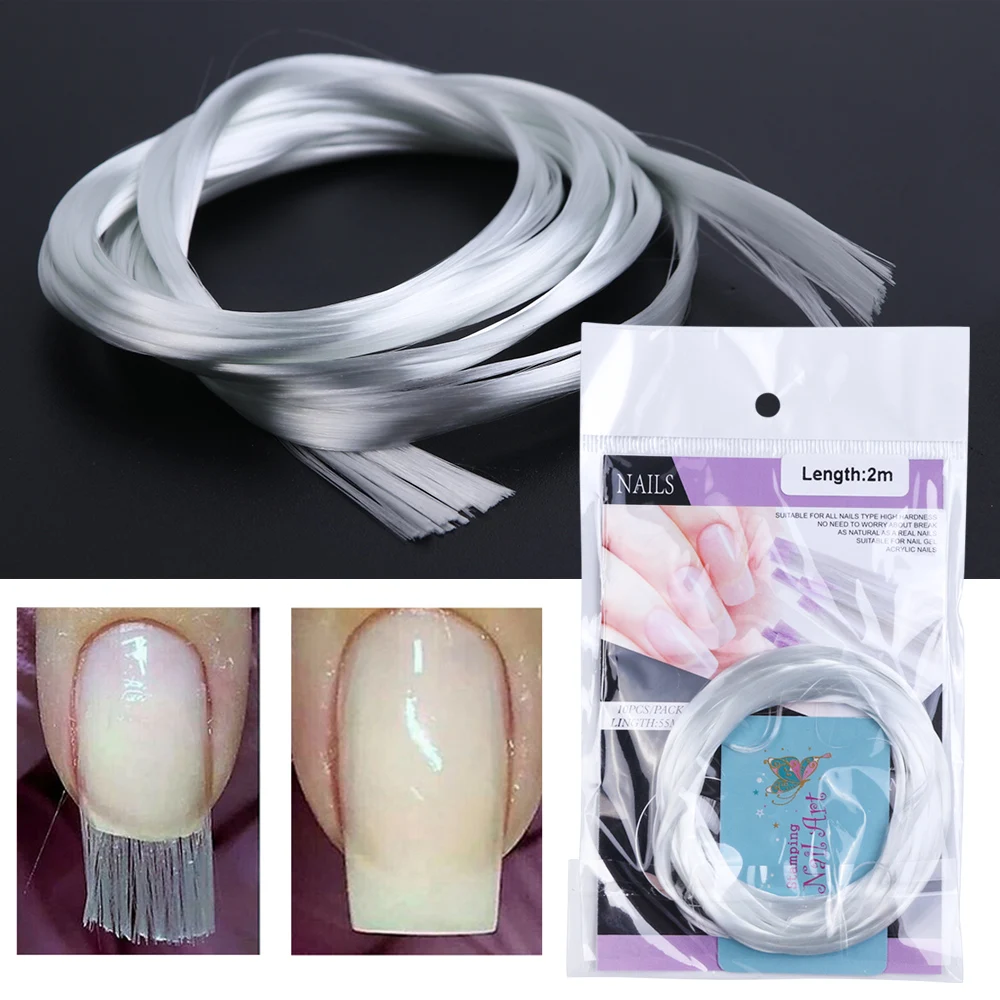 

1 Pack Fibernails Fiberglass for Nail Extension Acrylic Tips Form Glass for Nails Silk Extension Building Nail Salon Tools JI952