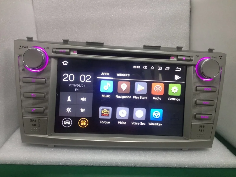 Excellent 2 Din Quad Core 8" Android 8.1 Car DVD GPS Navigation For Toyota Camry 2007 2008 2009 2010 Head Unit Car Stereo radio DAB DVR BT 2