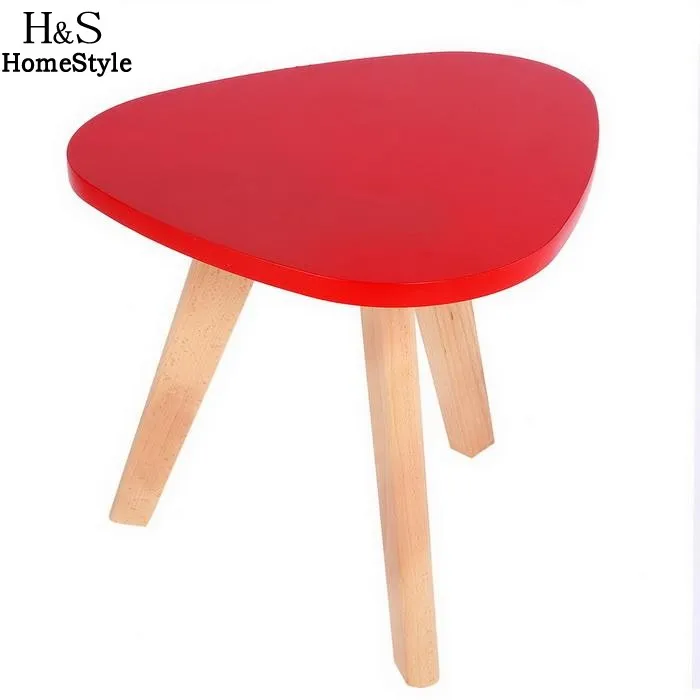 Homdox Mini Triangle Side Table Coffee Tea Table Living Room Balcony Table N30A