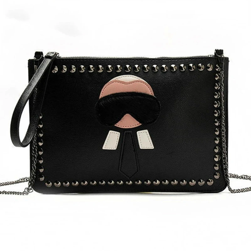 

Fashion Handbags Women Bags Designer Rivet Envelope Clutch Chain Crossbody Bags For Ladies Hand Bag Stud Evening Purses Clutches