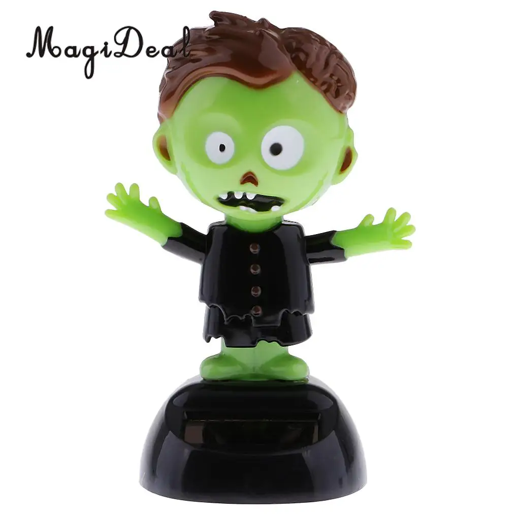 MagiDeal Solar Powered Dancing   Toy Car Ornament Bobble Head Dog Animal Toy for Home Office Desk Table Decor 10Kinds