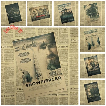 

Multiple awards Classic Movie Snowpiercer Kraft Paper Poster Office Gift Room Dining Home Decor wall sticker Design