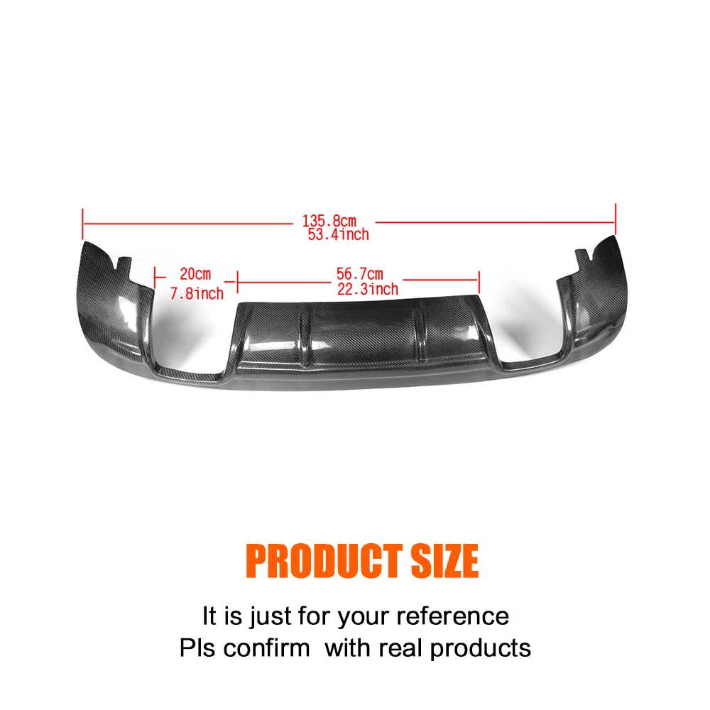 Allroad углеродного волокна Автогонки задний диффузор спойлер для Audi A3 Wagon Allroad 4 двери только 04-11 седан четыре розетки